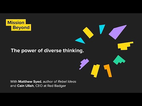 The power of diverse thinking - An interview with Matthew Syed