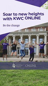 Time to Transform Your Future! KWC's online degrees start August 20th. Take control of your education with our affordable, flexible, and personalized programs. Secure your spot today! | Kentucky Wesleyan College