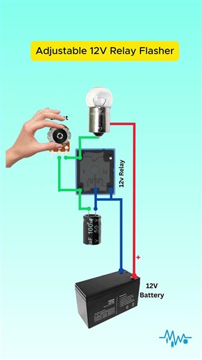 Make an Adjustable Blinker with Relay