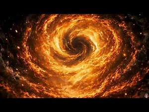 Fire Vortex 4K 🔥 | Fiery Spiral Screensaver | Hypnotic Lava Whirlpool Ambient Backdrop