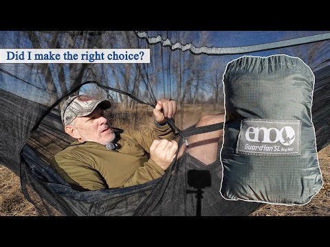 First look at the Eno Guardian SL Bug Net | How well does it work hammock camping?
