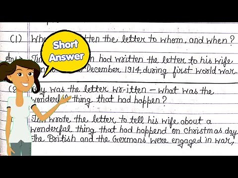 NCERT-CLASS 8 ENGLISH (ANIMATED) CHAPTER 1 : THE BEST CHRISTMAS PRESENT IN THE WORLD QUESTION-ANSWER