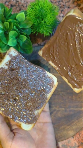 ​5-Minute Nutella Sandwich Hack! 🍫🥪 #viralrecipe #nutella #easyrecipes