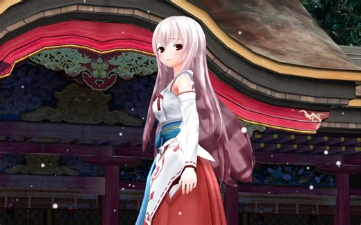 【MMD Giantess Growth】神楽ちゃん巨大化