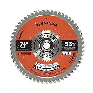 Crescent Circular Saw Blade 7 1/4'' X 56 Tooth Thick Aluminum