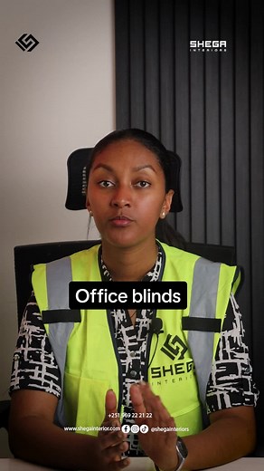 Why Choose Office Blinds Over Curtains? Blinds offer a sleek, modern look that’s perfect for any office. They provide better light control, ensuring your workspace is bright and comfortable. Blinds are also easier to clean and maintain, making them a practical choice for busy environments. Plus, they take up less space and give your office a clean, professional appearance. Upgrade your office style and functionality with blinds! @ሸጋ / shega interior #OfficeDesign #BlindsVsCurtains #WorkspaceInsp