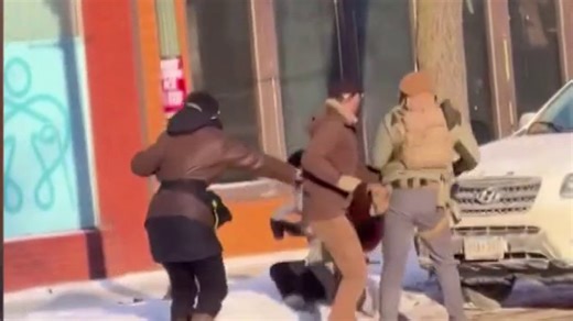 New video appears to show federal agents shoving and spraying man before shooting