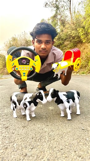 Big and Small Remote Control Cow Testing😍🔥