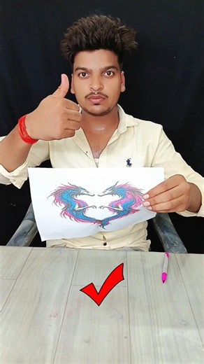 🐉 Amazing Dragon Drawing ✏️🔥 | Easy Dragon Art Tutorial #shorts