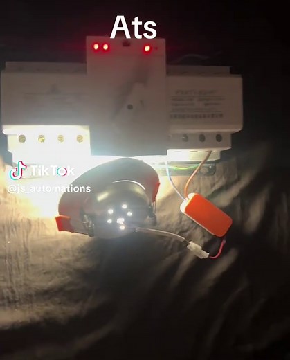 Automatic transfer switch ats… #electrician #jsautomations #fyp