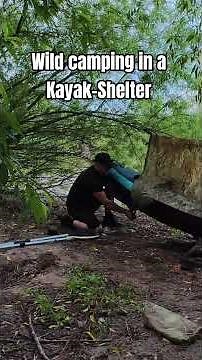 Sleeping in an inflatable kayak #wildcamping #kayaking