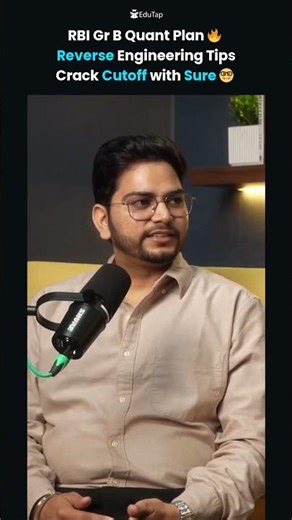 RBI Grade B Topper Reveals Quant Reverse Engineering Strategy | Clear Cutoff With Sure-Shot Topics