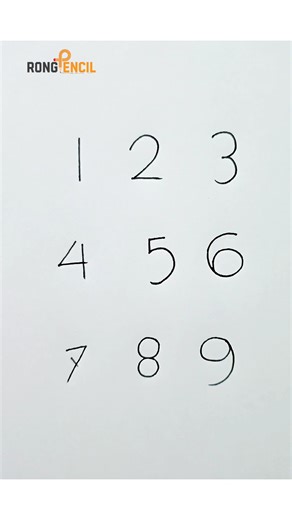 1.2M views · 11K reactions | Easy drawing with numbers 殺 #art #drawing #easydrawing #pencildrawing | Rong Pencil | Facebook