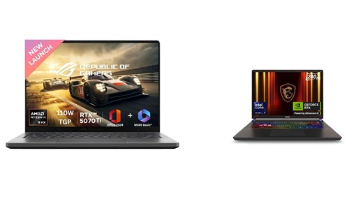 ASUS ROG Zephyrus G14 Ryzen AI 9 vs. MSI Vector 17 Ultra 9: Which is the better laptop?