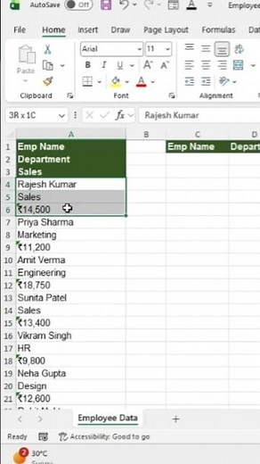 WRAPROWS + TEXTSPLIT Excel Hack 🔥 #excel