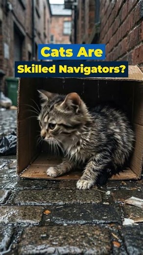 The Little Navigation Expert #shorts #cat