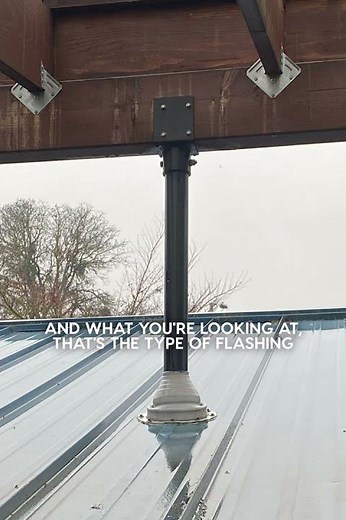 RISER ON A METAL ROOF | SkyLift Roof Riser Hardware #shorts #patiocover #roofriser #metalroof