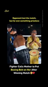 This is so cute ❤️ [Boxing Belt, Mom on stage] | Yuvaa