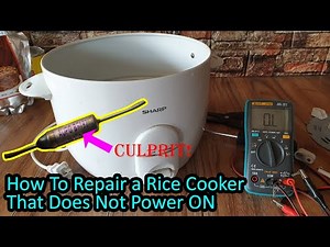 How To Repair a Rice Cooker That Does Not Power ON