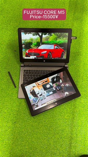 26K views · 75 reactions | FUJITSU CORE M5 ,super speed laptop,price-15500¥ TOUCHSCREEN,6th generation ,made in Japan ,slide laptop ,you can use like tablet with pen have | Tokyo electric & halal shop | Facebook