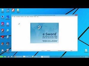 Instalación de E-sword en una Pc con SO Win 8.1 Pro x64