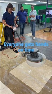 First Time Using Floor Machine