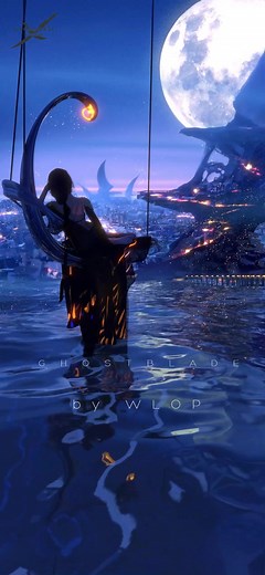 This is the new vertical version of the livewallpaper 'Swing'. Buy the liveWallpaper here: https://wlop.gumroad.com/l/aejvci/