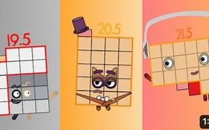 Numberblocks Band Halves 19.5 -30.5