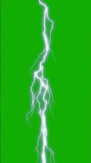 Lightning Strike Green Screen with SFX #lightning