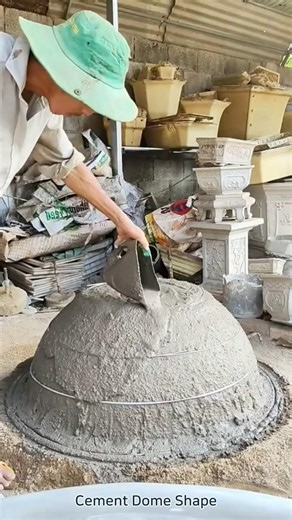 Cement Dome Shape