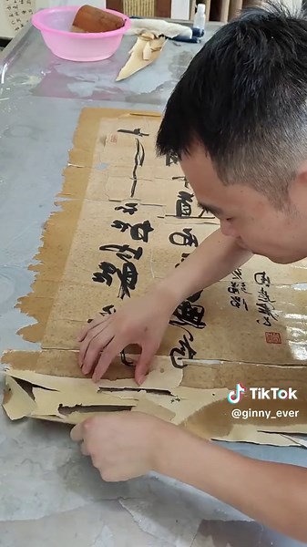 Traditional Chinese Calligraphy Techniques in Action