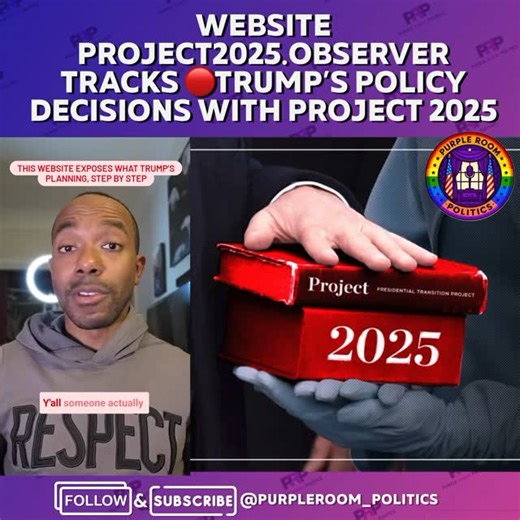 DaMon Cortez on Instagram: "The website project2025.observer serves as a comprehensive tracker monitoring the implementation of Project 2025, a conservative policy blueprint developed by the Heritage Foundation. This initiative aims to reshape the federal government by consolidating executive power and enacting a broad range of right-wing policies. ￼ Origins and Purpose Project 2025 Tracker began as a collaborative effort by two Reddit users, /u/rusticgorilla and /u/mollynaquafina, who transform