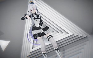 《DUN DUN》EVERGLOW组合歌曲【弱音Haku】二次元动漫舞蹈MMD