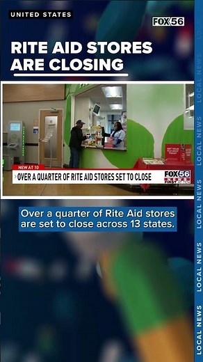 Rite Aid stores are closing