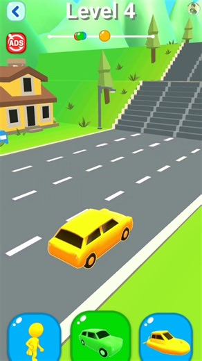 shape shifting game play level 4 #shorts #shapeshifting