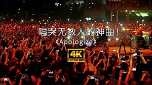 【4K60帧】唱哭无数人的神曲！摇滚乐队OneRepublic《Apologize》感动现场！