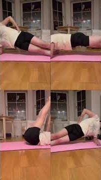 Today’s workout: planks, toe touches
