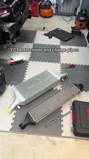 ECS Tuning Audi B9 S4 Intercooler Comparison