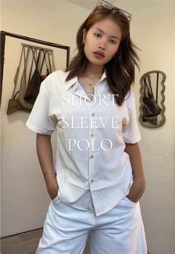 Short Sleeve Polo Shirt Womens | Unisex Crop Polo Tops