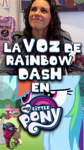 Desdoblando al doblaje on Instagram: "@analizactriz: El doblaje de Rainbow Dash en My Little Pony. 🎙️ #doblaje #doblajelatino #rainbowdash #mylittlepony #actrizdedoblaje"