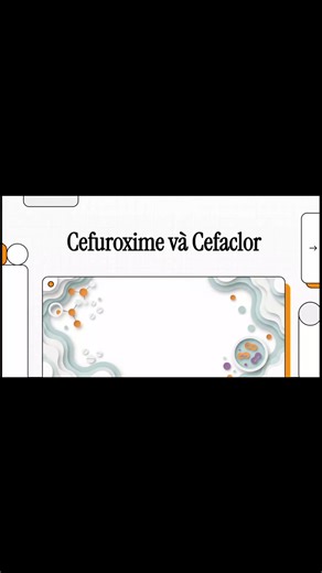 So sánh Cefuroxim và Cefaclor. Trên thực tế thì Cefuroxim được chỉ định rộng rãi hơn . Một lưu ý quan trọng là không thay thế viên nén Cefuroxim bằng hỗn dịch cùng hàm lượng và ngược lại. #duocsi #sudungthuocdungcach #khangsinh #cephalosporin