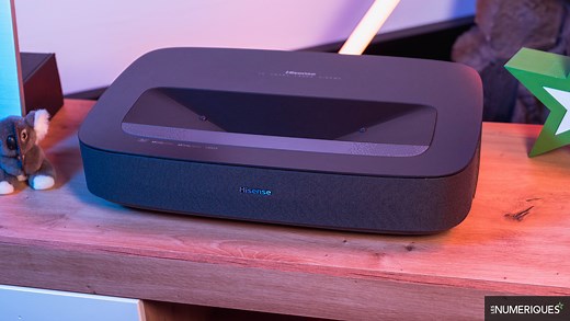 Test Hisense PL1 : un vidéoprojecteur 4K ultracourte focale très complet