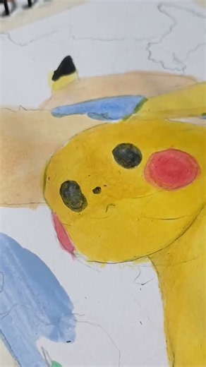 How to draw Pikachu #pikachu #art #ytshorts