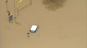 River Thames flooding in Oxfordshire captured by drone