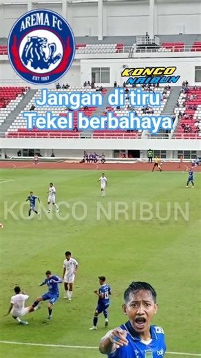 JANGAN DI TIRU, TEKEL BERBAHAYA ⚽💙🔥#shorts