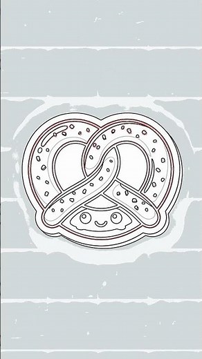 Easy Kawaii Pretzel Drawing Tutorial for Beginners with Chillify