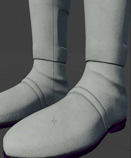 Boots Modeling #3d #blender3d #blender #3dmodeling #mmd