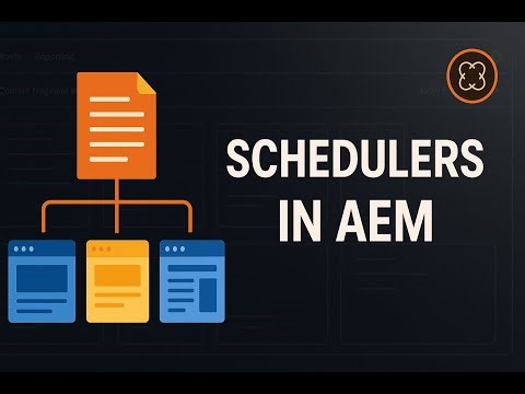 Guide to schedulers in AEM