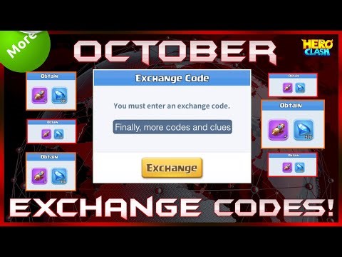 New Codes for October!