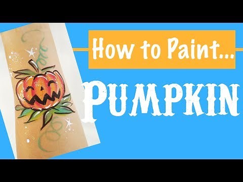 How to Face Paint a Pumpkin Tutorial!